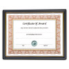 Economy Framed Achievement/Appreciation Awards, 11 X 8.5, Horiztontal Orientation, White With Black Border