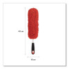 Good Grips Microfiber Duster, 4" X 12" Orange Duster Head, 6" Black Handle