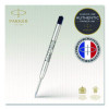 Refill For Parker Ballpoint Pens, Fine Conical Tip, Black Ink