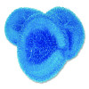 Poly Mesh Scrubbers, Blue, 3/Pack
