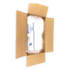 Foam Hinged Lid Containers, 3-Compartment, 9 x 9 x 3, White, Foam, 200/Carton