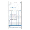Time Clock Cards For Pyramid Technologies 2000/6000, Two Sides, 3.38 X 7.44, 100/Pack