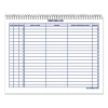 Visitors Log Book, Blue/White/Red Cover, 11 X 8.5 Sheets, 50 Sheets/Book