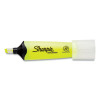 Clearview Tank-Style Highlighter, Yellow Ink, Chisel Tip, Yellow/Black/Clear Barrel, 3/Pack