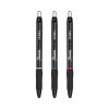 S-Gel High-Performance Gel Pen, Retractable, Medium 0.7 Mm, Assorted Ink Colors, Black Barrel, Dozen