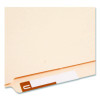 Alphaz Color-Coded First Letter Combo Alpha Labels, H/u, 1.16 X 3.63, Dark Brown/White, 5/Sheet, 20 Sheets/Pack