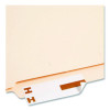 Alphaz Color-Coded First Letter Combo Alpha Labels, H/u, 1.16 X 3.63, Dark Brown/White, 5/Sheet, 20 Sheets/Pack