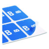 Alphaz Color-Coded Second Letter Alphabetical Labels, B, 1 X 1.63, Dark Blue, 10/Sheet, 10 Sheets/Pack