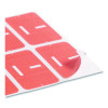 Alphaz Color-Coded Second Letter Alphabetical Labels, I, 1 X 1.63, Pink, 10/Sheet, 10 Sheets/Pack