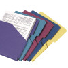 File Jackets, Letter Size, Assorted, 5/Pack