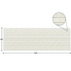 Better Than Paper Bulletin Board Roll, 4 Ft X 12 Ft, White Wood