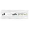 Entertain Beverage Napkins, 2-Ply, 9.8 X 9.8, White, 40/Pack, 12 Packs/Carton