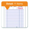 One-Part Guest Check Pad, One-Part (No Copies), 3.35 x 4.94, 100 Forms/Pad, 12 Pads/Pack