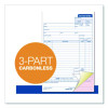 Work Order Form, Three-Part Carbonless, 5.66 x 9, 250 Sets/Pack