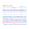 Bill Of Lading - Short Form For Up To Ten Articles, Three-Part Carbonless, 8.5 x 6.94, 50 Forms Total