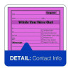 While You Were Out Memo Pad, One-Part (No Copies), 4.25 x 5.5, 50 Forms/Pad, 6 Pads/Pack