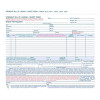 Bill Of Lading - Short Form For Up To Ten Articles, Three-Part Carbonless, 8.5 x 6.94, 250 Forms Total