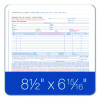 Bill Of Lading - Short Form For Up To Ten Articles, Three-Part Carbonless, 8.5 x 6.94, 250 Forms Total