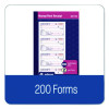 Money/Rent Receipt Book, Two-Part Carbonless, 4.75 x 2.75, 200 Forms Total