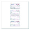 Money/Rent Receipt Book, Two-Part Carbonless, 4.75 x 2.75, 200 Forms Total