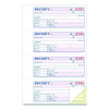 Money/Rent Receipt Book, Two-Part Carbonless, 7.13 x 2.75, 200 Forms Total