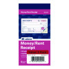 Money/Rent Receipt Book, Two-Part Carbonless, 4.88 x 2.75, 50 Receipts/Book, 3 Books/Pack
