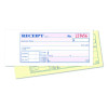Money/Rent Receipt Book, Two-Part Carbonless, 6.69 x 2.75, 50 Receipts/Book, 5 Books/Pack