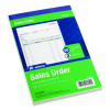 Multipart Sales Order Pad, Two-Part Carbonless, 5.56 x 7.94, 50 Forms/Pad, 10 Pads/Box