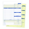 Multipart Job Invoice Forms, Two-Part Carbonless, 8.5 x 10.94, 100 Forms Total