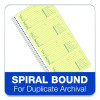 Wirebound Telephone Message Book, Two-Part Carbonless, 4.75 X 2.75, 4 Forms/Sheet, 400 Forms Total