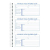 While You Were Out Messages Book, Two-Part Carbonless, 5 x 2.83, 3 Forms/Sheet, 300 Forms Total