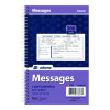 While You Were Out Messages Book, Two-Part Carbonless, 5 x 2.83, 3 Forms/Sheet, 300 Forms Total
