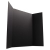 Premium Foam Display Board, Cfc-Free Polystyrene, 24 x 36, Black Surface And Core, 12/Carton