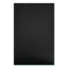 Premium Foam Display Board, Cfc-Free Polystyrene, 24 x 36, Black Surface And Core, 12/Carton