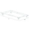 File Cabinet Dolly, 1,000 Lb Capacity, 42 x 24 x 4, Black