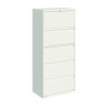 Lateral File, 5 Letter/Legal/A4 -Size File Drawers, White, 30" x 18.63" x 67.63"