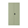 Jan/San Storage Cabinet, (3) Adjustable Half-Width Shelves, 36" x 18" x 80.5", Putty
