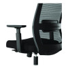 Alera Ashdale Ergonomic Fabric Swivel Task Chair, Supports 275 Lb, 18.15 To 21.89 Seat Height, Black Seat/Back, Silver Base