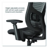 Alera Hollins Ergonomic Mesh Swivel Task Chair, Supports Up To 275Lb, 18.57 To 22.54 Seat Height, Black Seat/Back, Black Base