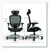 Alera Minerva Ergonomic Mesh Swivel Task Chair, Support Up To 275Lb, 17.24 To 20.98 Seat Height, Black Seat/Back, Silver Base
