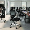 Alera Minerva Ergonomic Mesh Swivel Task Chair, Supports Up To 275Lb, 17.24 To 20.98 Seat Height, Gray Seat/Back, Silver Base