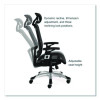 Alera Minerva Ergonomic Mesh Swivel Task Chair, Supports Up To 275Lb, 17.24 To 20.98 Seat Height, Gray Seat/Back, Silver Base