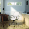 Alera Siskin Fabric Managers Chair, Supports Up To 275 Lb, 16.93 To 20.67 Seat Height, Gray Seat, Gray Back, Chrome Base