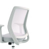 Alera Wessex Ergonomic Fabric Mesh Swivel Task Chair, Supports 275 Lb, 17.09 To 20.83 Seat Height, Gray Seat/Back, White Base