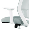 Alera Wessex Ergonomic Fabric Mesh Swivel Task Chair, Supports 275 Lb, 17.09 To 20.83 Seat Height, Gray Seat/Back, White Base