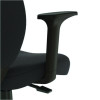 Alera Wessex Drafting Stool, Fabric, Supports Up To 275 Lb, 27.95 To 33.66 Seat Height, Black Seat, Black Back, Black Base