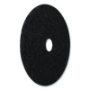 Stripping Pad, 12" Diameter, Black, 5/Carton