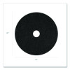 Stripping Pad, 12" Diameter, Black, 5/Carton