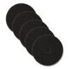 Stripping Pad, 17" Diameter, Black, 5/Carton