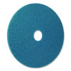 Cleaner Pad, 16" Diameter, Blue, 5/Carton